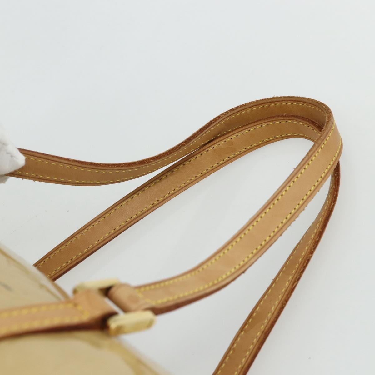 LOUIS VUITTON Monogram Vernis Bedford Hand Bag Beige M91006 LV Auth ep14623A