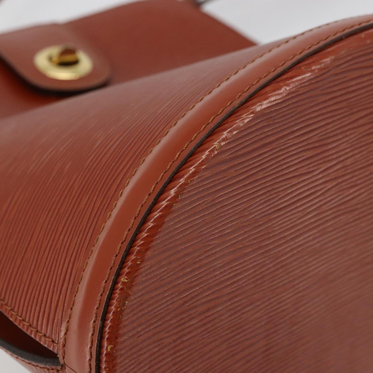 LOUIS VUITTON Epi Cluny Shoulder Bag Brown M52253 LV Auth ep14627