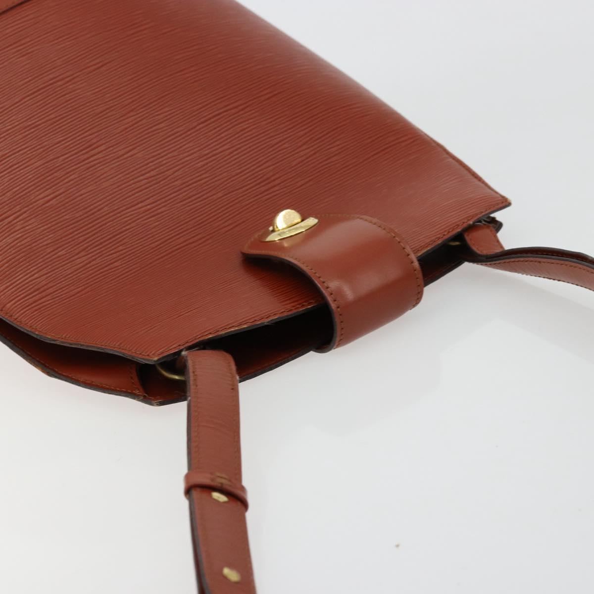 LOUIS VUITTON Epi Cluny Shoulder Bag Brown M52253 LV Auth ep14627