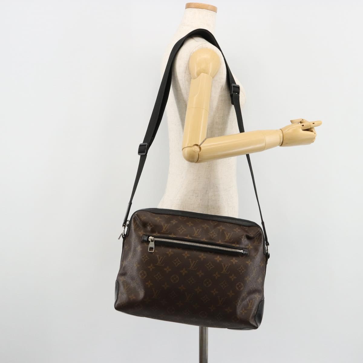 LOUIS VUITTON Monogram Macassar Torres Shoulder Bag M40387 LV Auth ep14634A