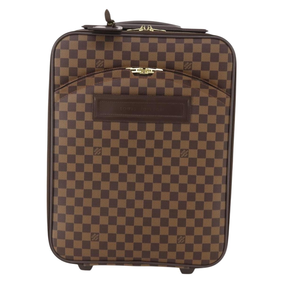 LOUIS VUITTON Damier Ebene Pegas 45 Trunk N23293 LV Auth ep14651