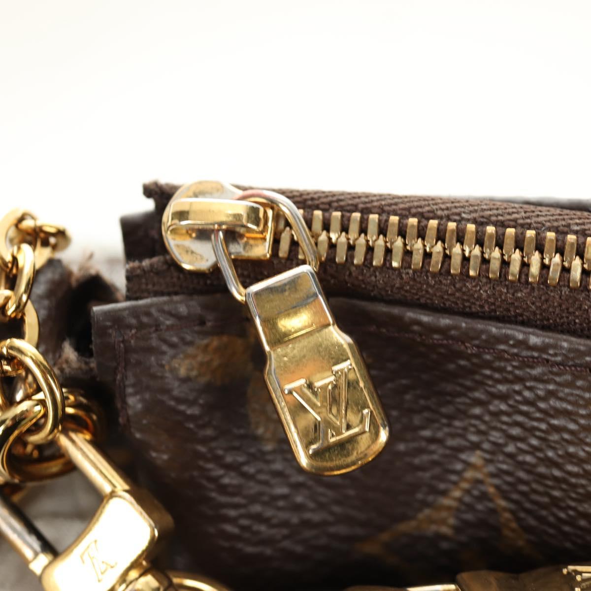 LOUIS VUITTON Monogram Multi Pochette Accessoires Pouch M44813 LV Auth ep14656A