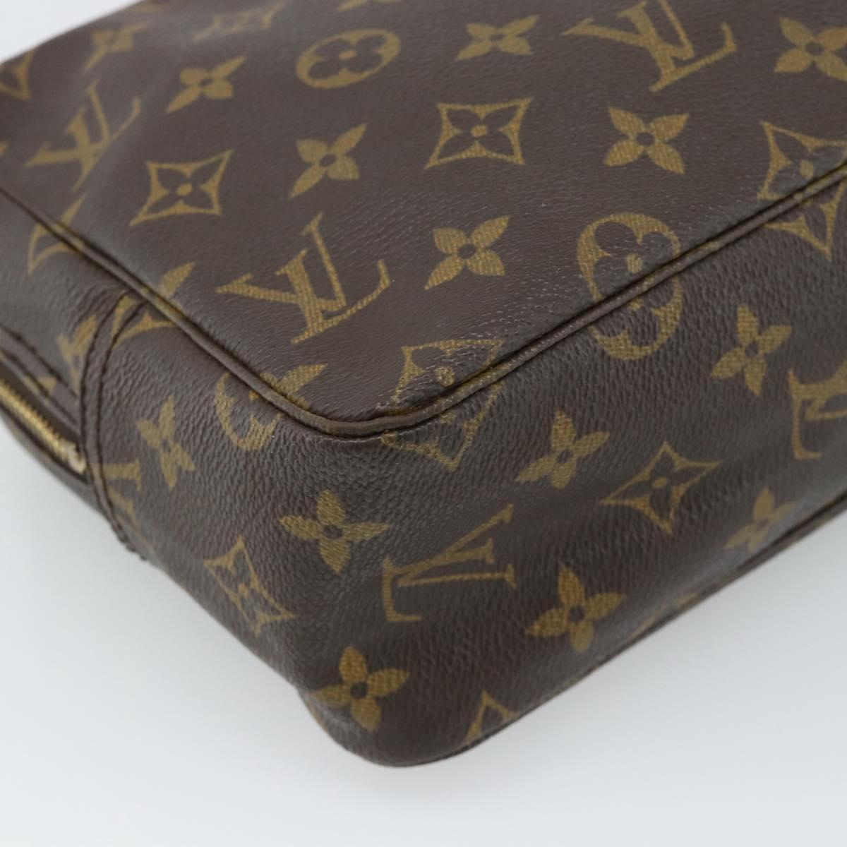 LOUIS VUITTON Monogram Trousse Toilette 28 Clutch Bag M47522 LV Auth ep14668A
