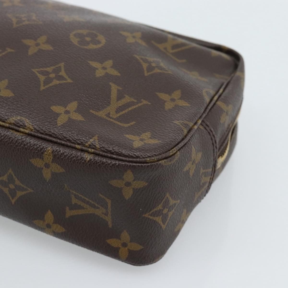 LOUIS VUITTON Monogram Trousse Toilette 23 Clutch Bag M47524 LV Auth ep14669A