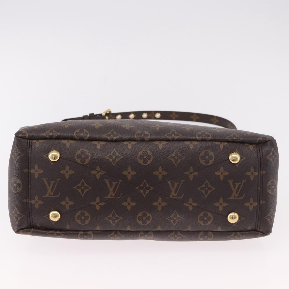 LOUIS VUITTON Monogram Pallas MM Hand Bag 2way Red M41175 LV Auth ep14670A