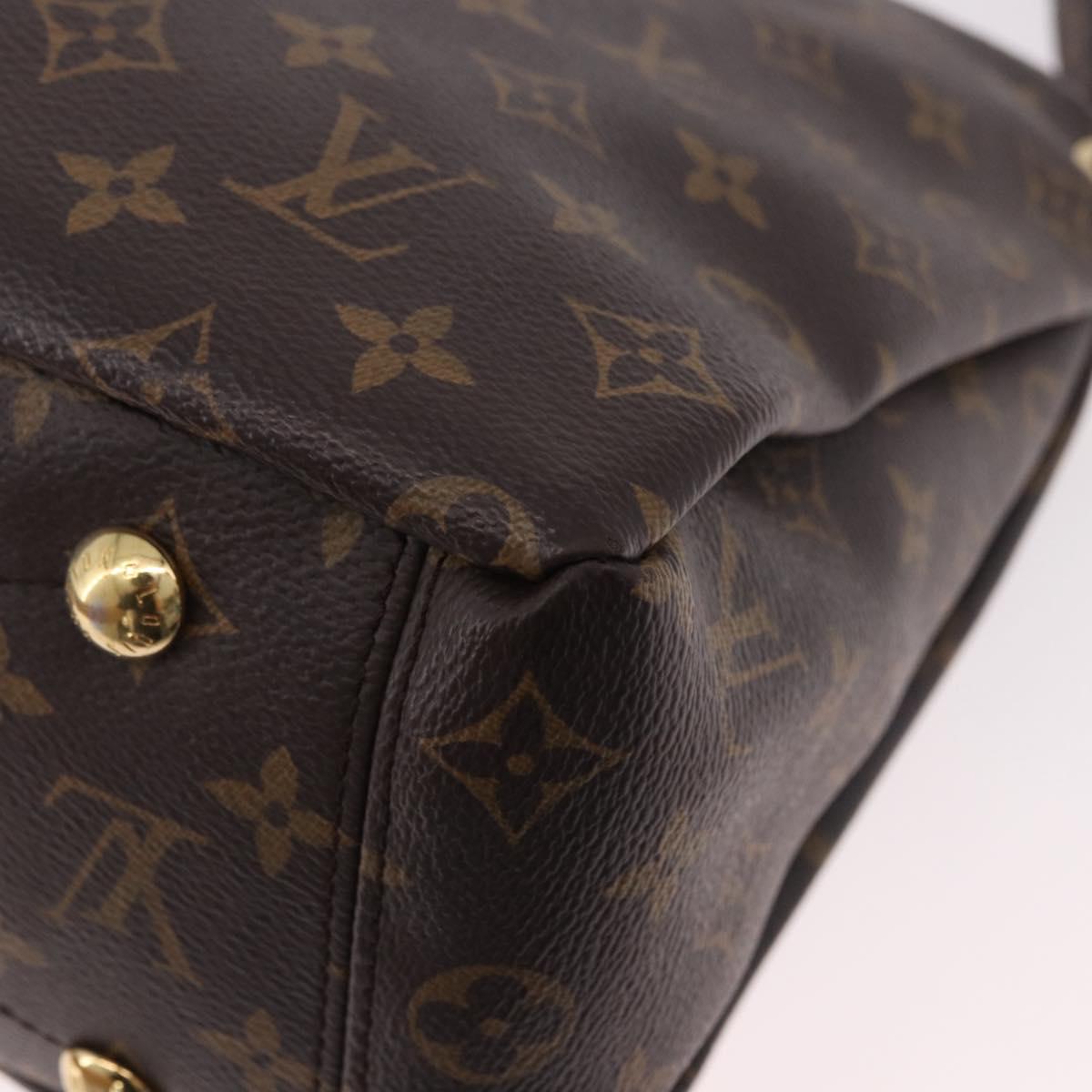 LOUIS VUITTON Monogram Pallas MM Hand Bag 2way Red M41175 LV Auth ep14670A