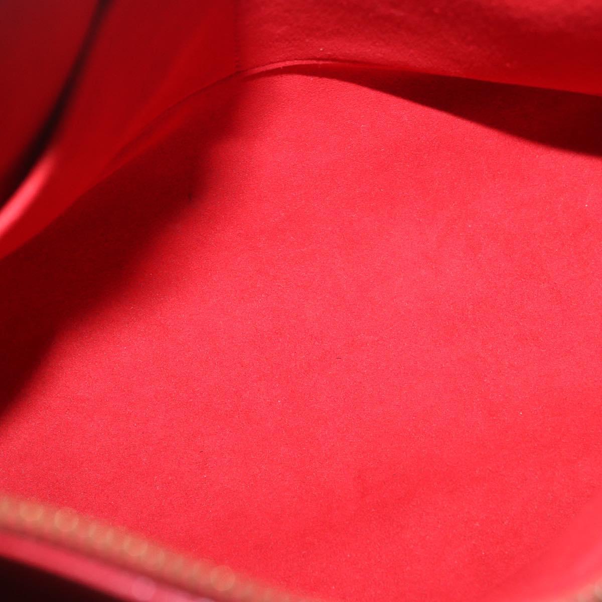 LOUIS VUITTON Monogram Pallas MM Hand Bag 2way Red M41175 LV Auth ep14670A