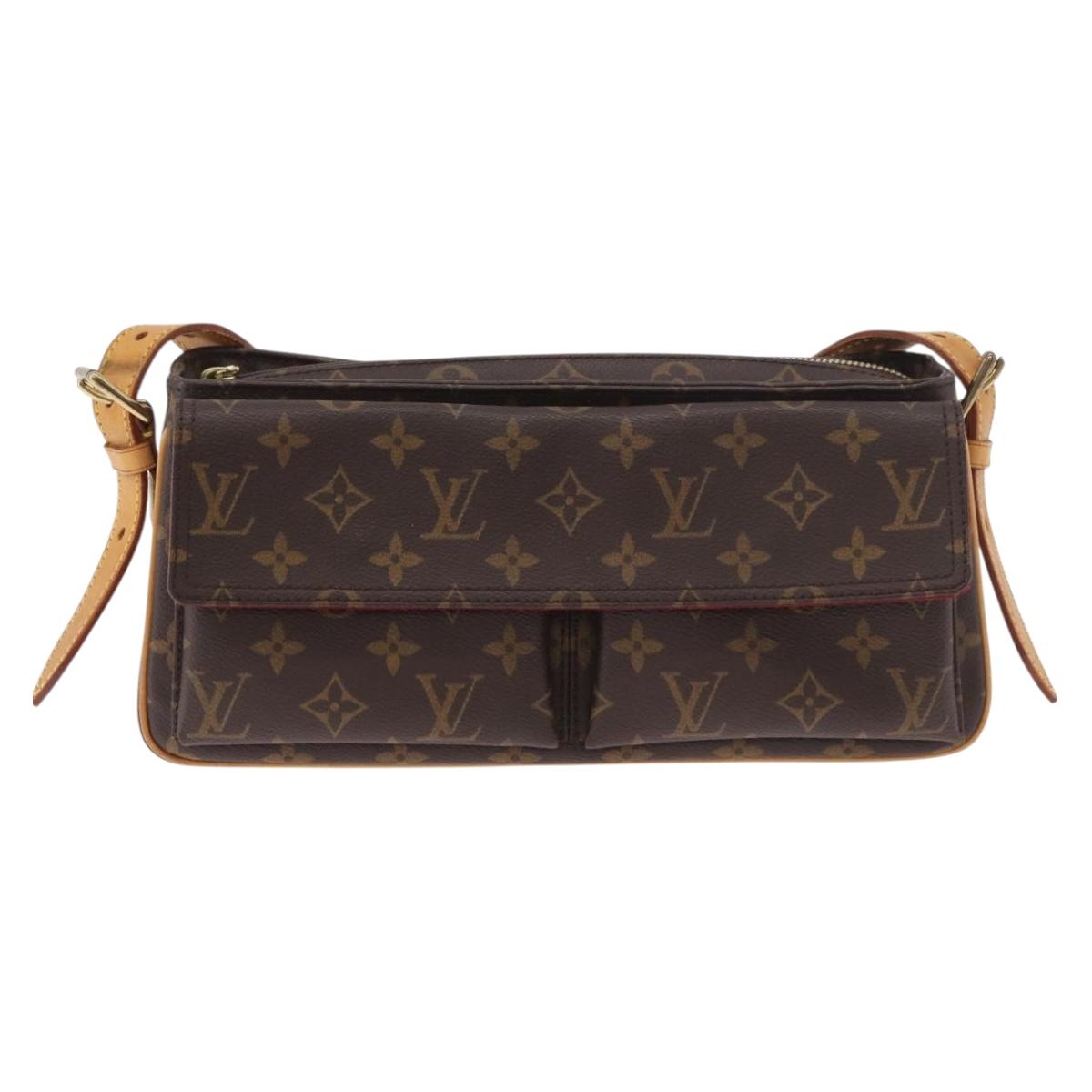 LOUIS VUITTON Monogram Viva Cite MM Shoulder Bag M51164 LV Auth ep14671A