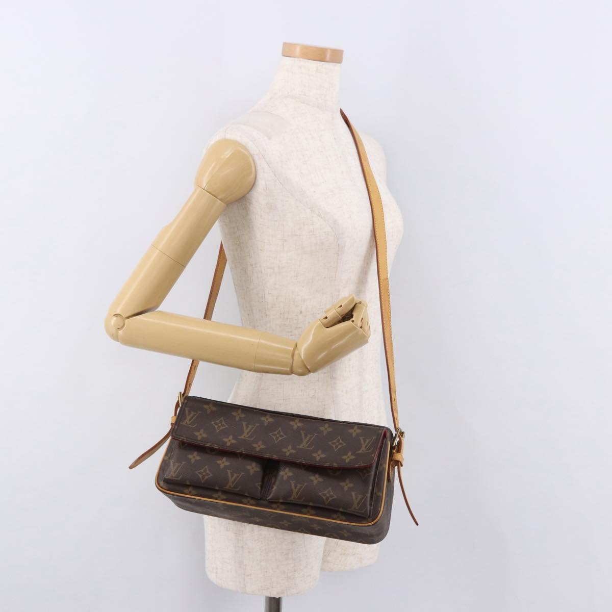 LOUIS VUITTON Monogram Viva Cite MM Shoulder Bag M51164 LV Auth ep14671A