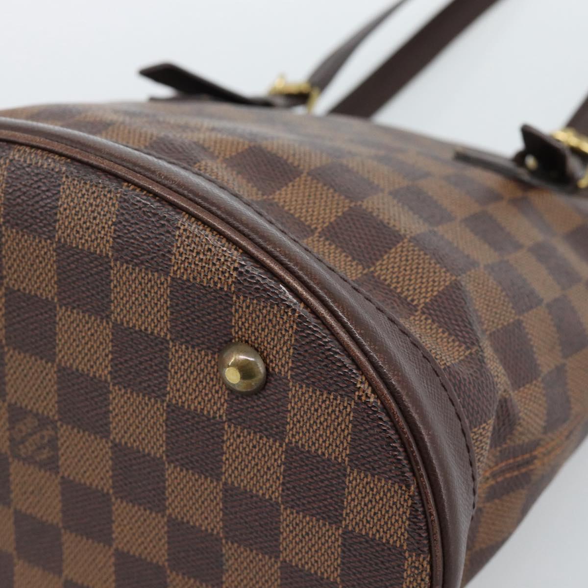 LOUIS VUITTON Damier Ebene Marais Shoulder Bag N42240 LV Auth ep14674