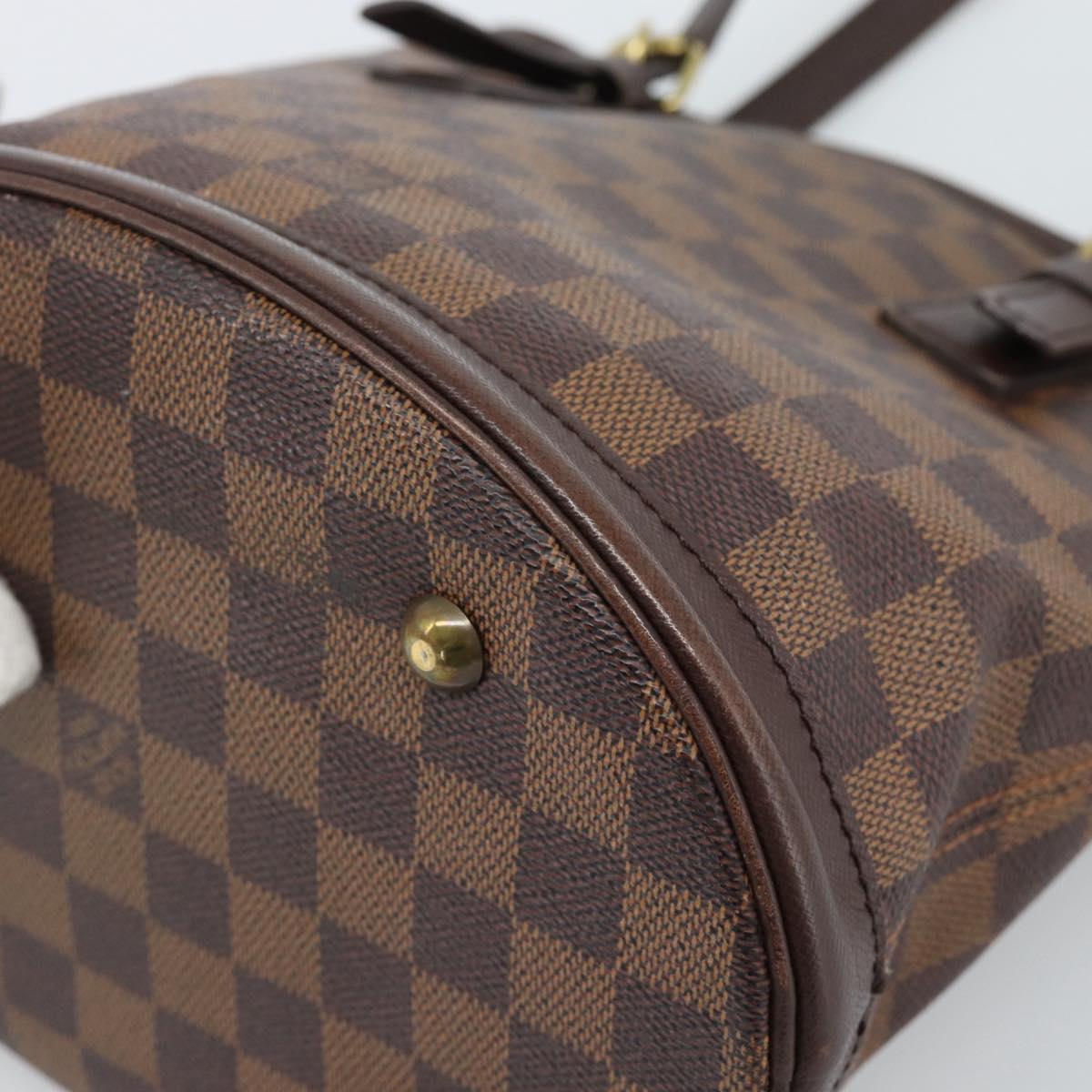 LOUIS VUITTON Damier Ebene Marais Shoulder Bag N42240 LV Auth ep14674