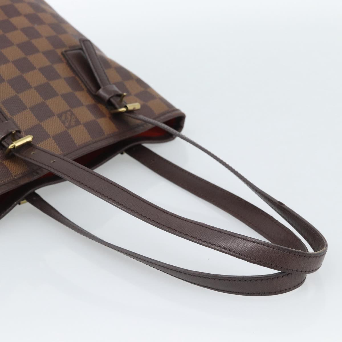 LOUIS VUITTON Damier Ebene Marais Shoulder Bag N42240 LV Auth ep14674