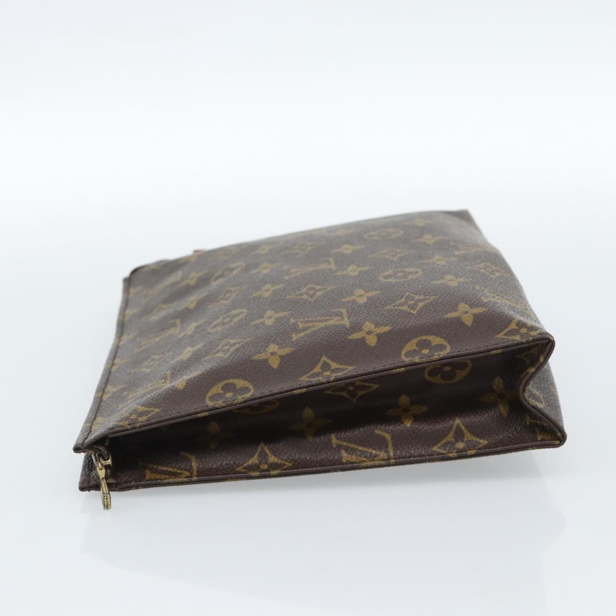 LOUIS VUITTON Monogram Poche Toilette 26 Pouch M47542 LV Auth ep14675A