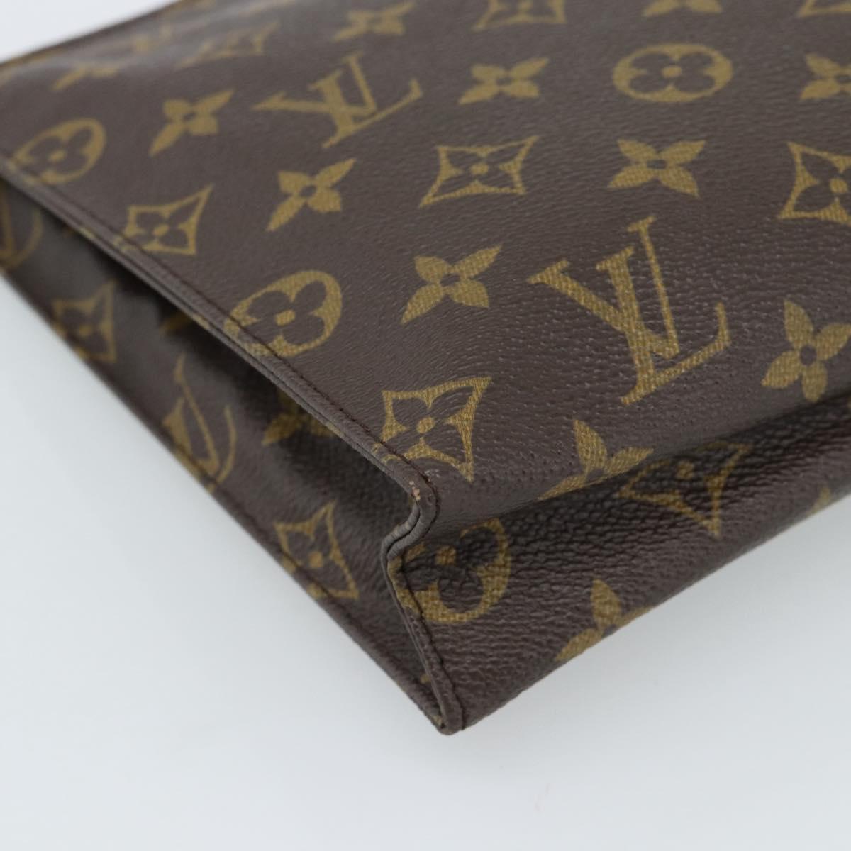 LOUIS VUITTON Monogram Poche Toilette 26 Pouch M47542 LV Auth ep14675A