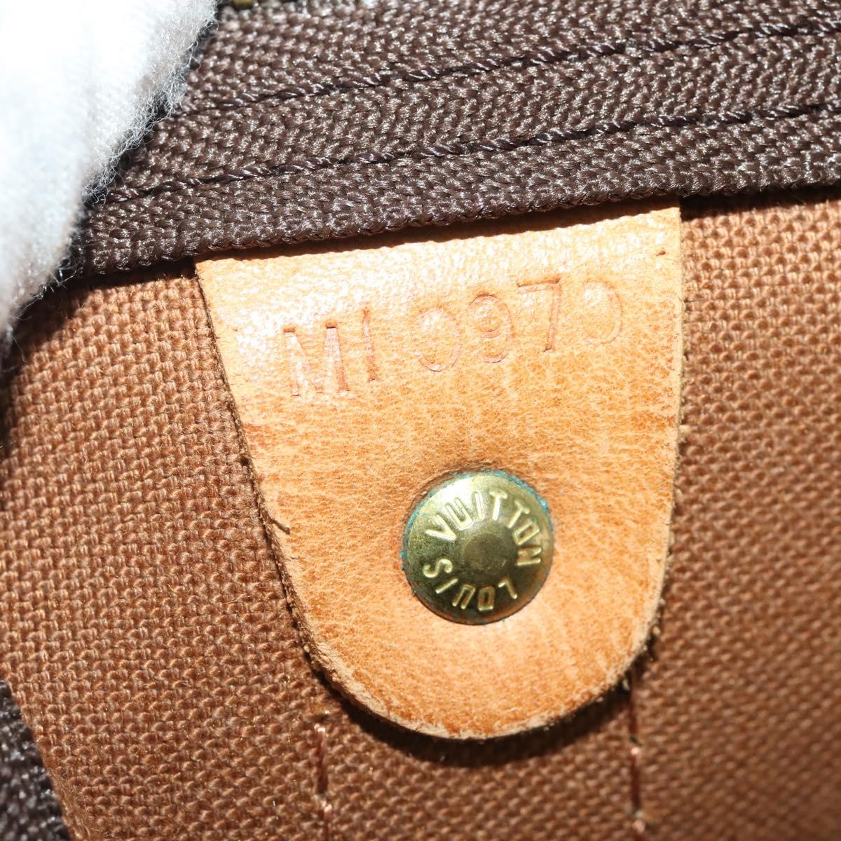 LOUIS VUITTON Monogram Keepall 55 Boston Bag M41424 LV Auth ep14676