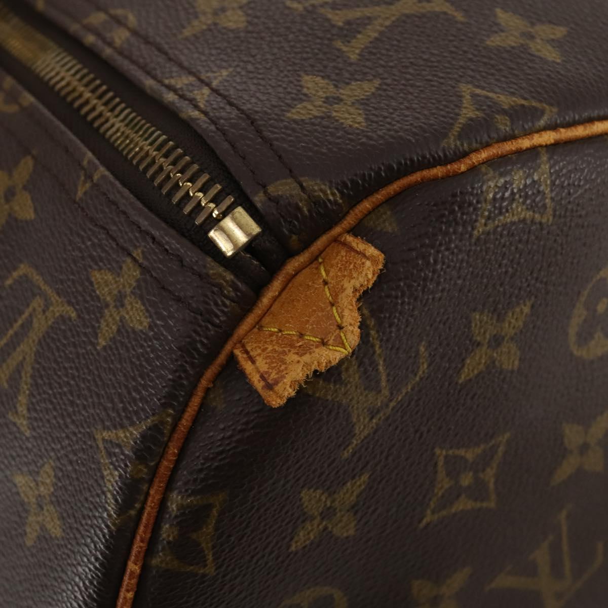LOUIS VUITTON Monogram Keepall 55 Boston Bag M41424 LV Auth ep14676