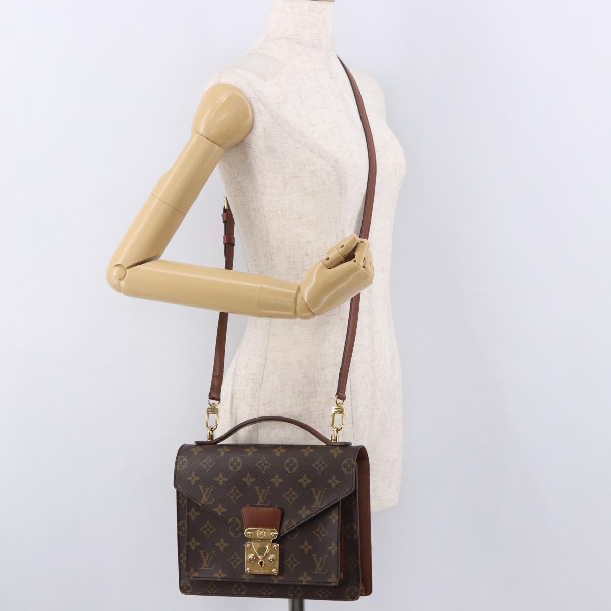 LOUIS VUITTON Monogram Monceau 26 Shoulder Bag M51187 LV Auth ep14680