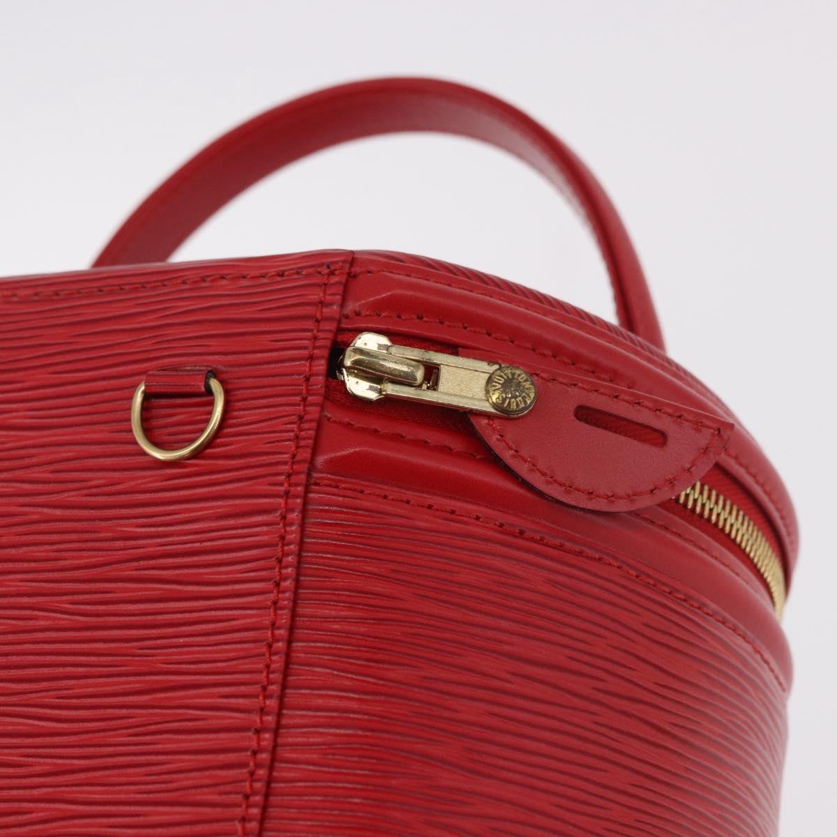 LOUIS VUITTON Epi Cannes Hand Bag Red M48037 LV Auth ep14692