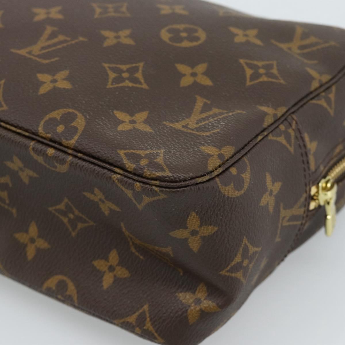 LOUIS VUITTON Monogram Trousse Toilette 28 Clutch Bag M47522 LV Auth ep14696