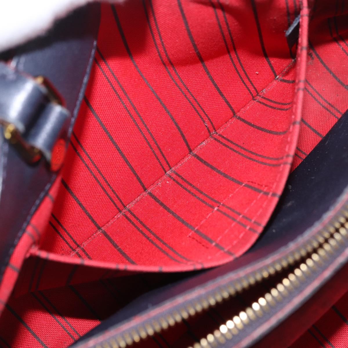 LOUIS VUITTON Empreinte Montaigne BB Bag 2way Marine Rouge M42726 Auth ep14703A