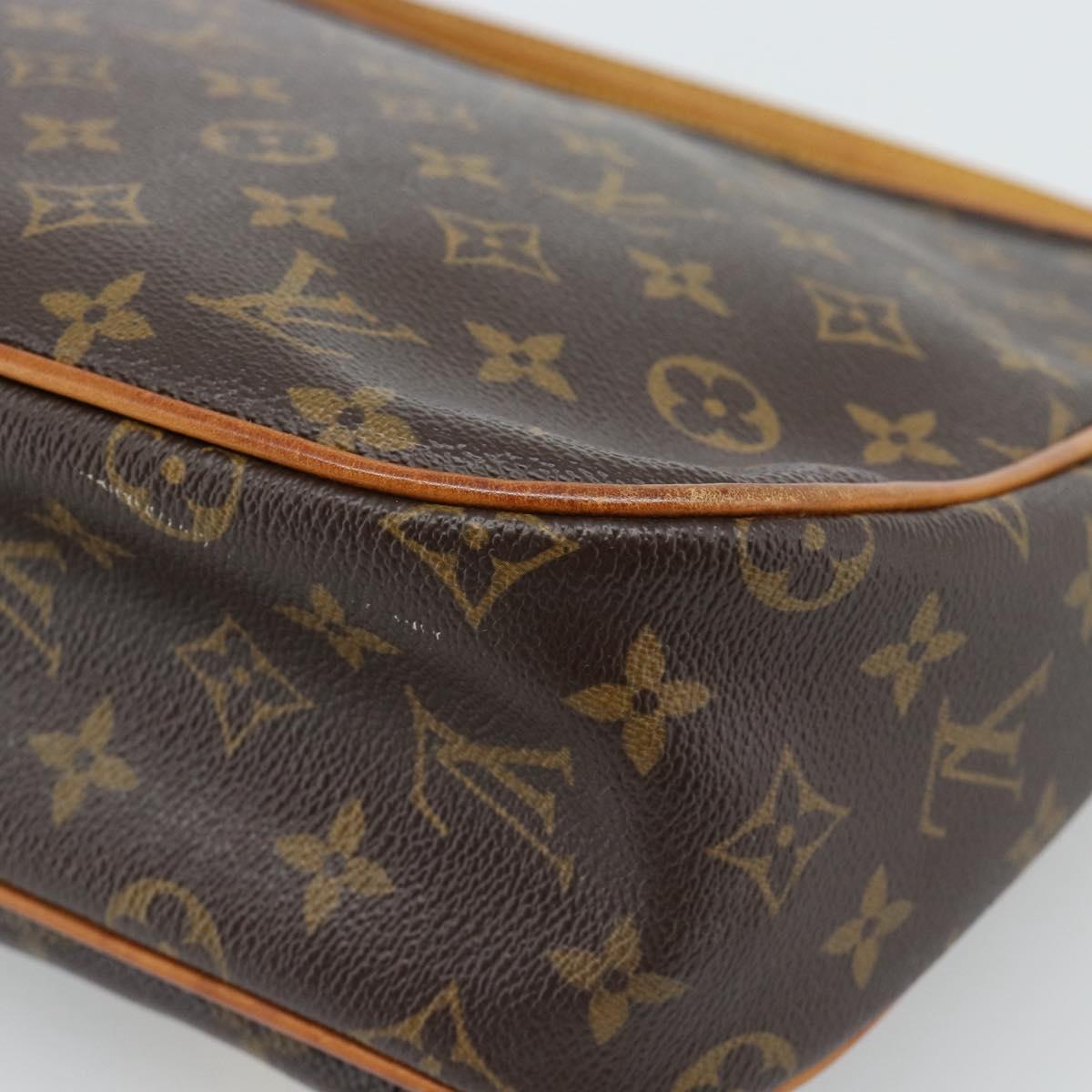 LOUIS VUITTON Monogram Hudson GM Shoulder Bag M40045 LV Auth ep14704