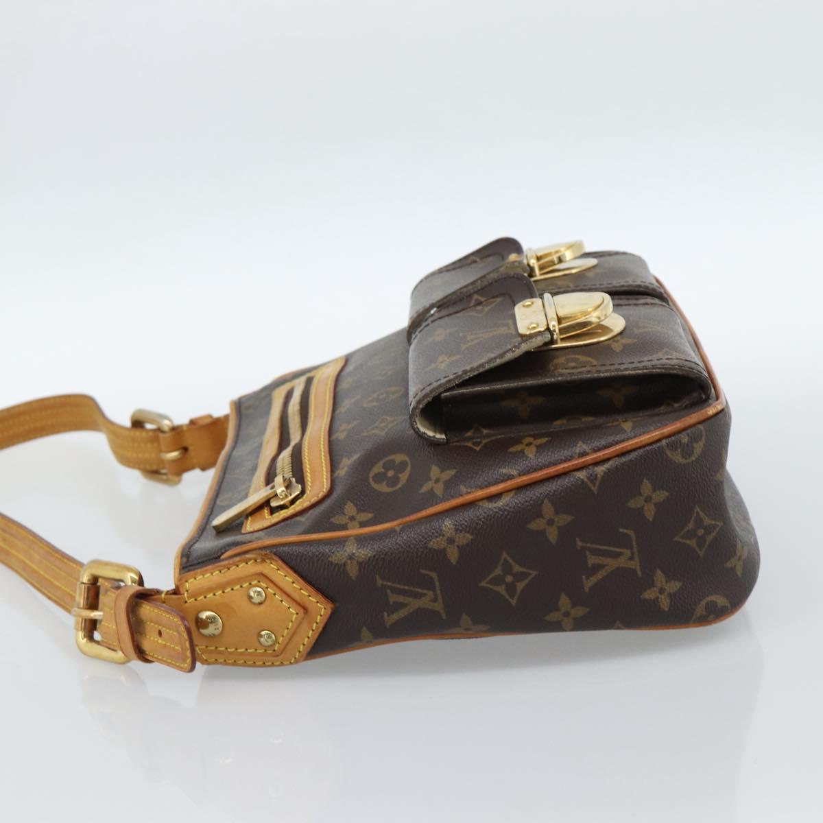 LOUIS VUITTON Monogram Hudson GM Shoulder Bag M40045 LV Auth ep14704