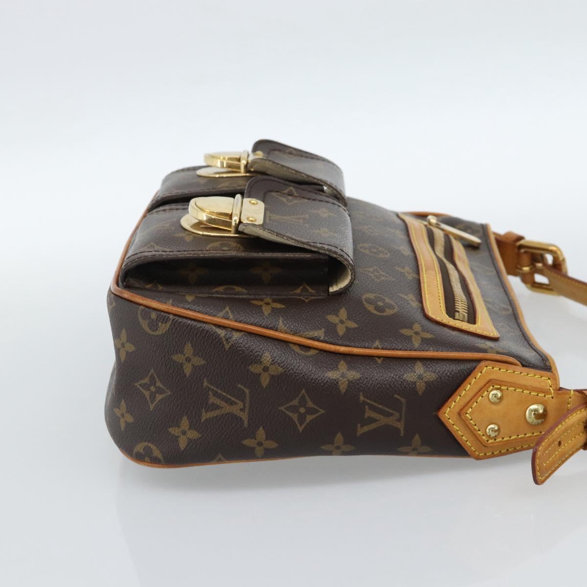 LOUIS VUITTON Monogram Hudson GM Shoulder Bag M40045 LV Auth ep14704