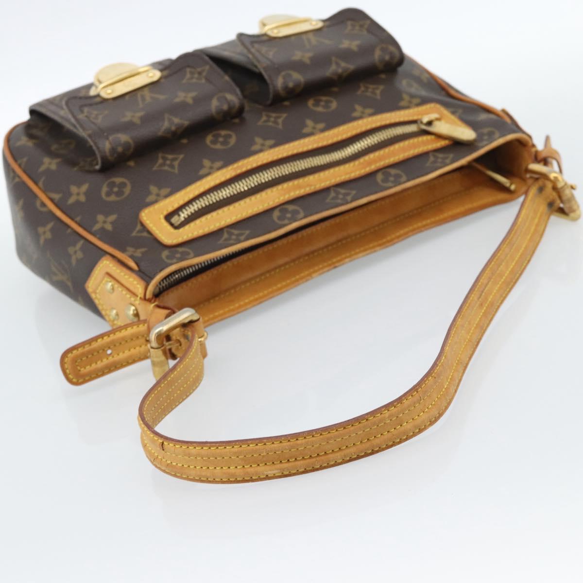 LOUIS VUITTON Monogram Hudson GM Shoulder Bag M40045 LV Auth ep14704