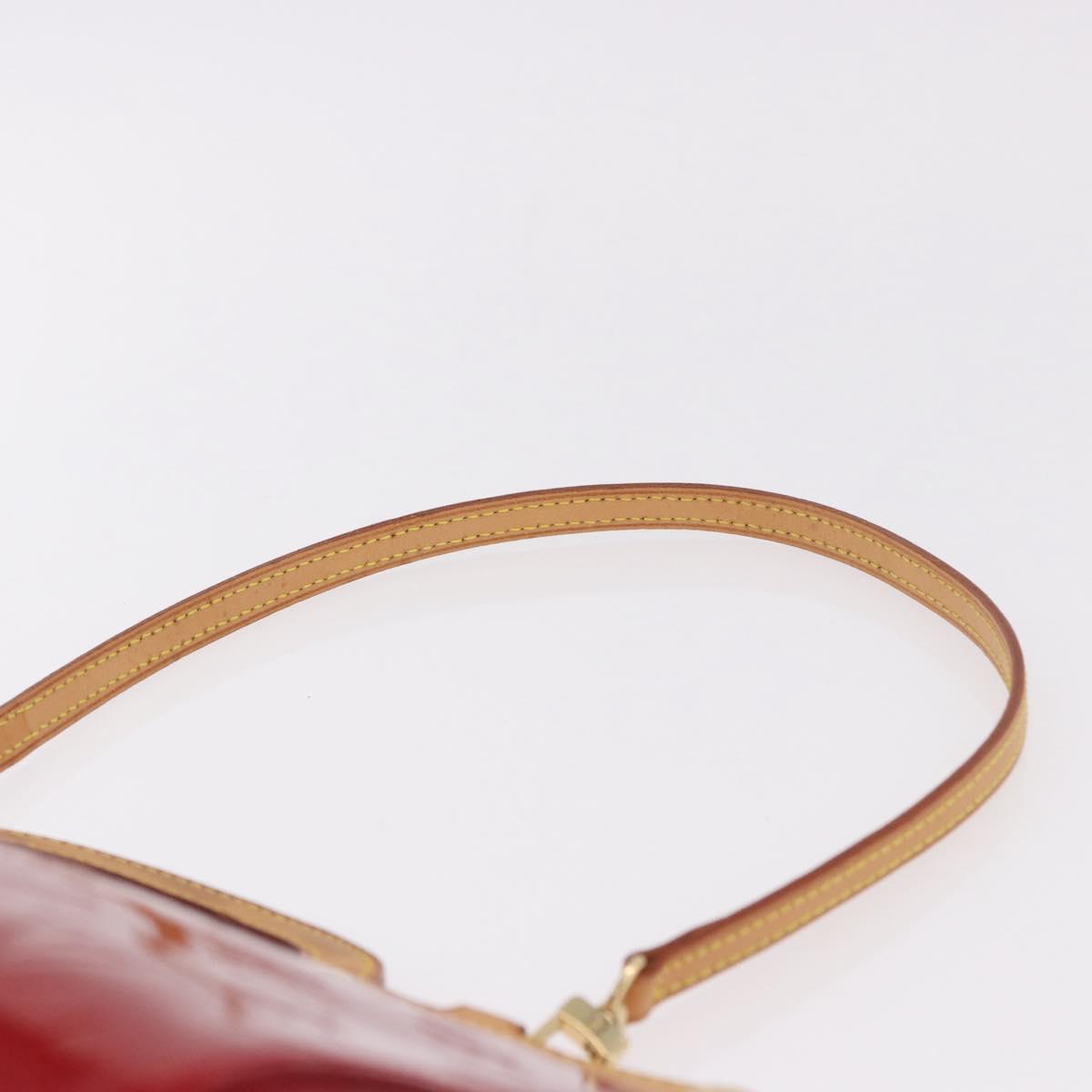 LOUIS VUITTON Vernis Roxbury Drive Bag 2way Pomme D'amour M91987 LV Auth ep14708