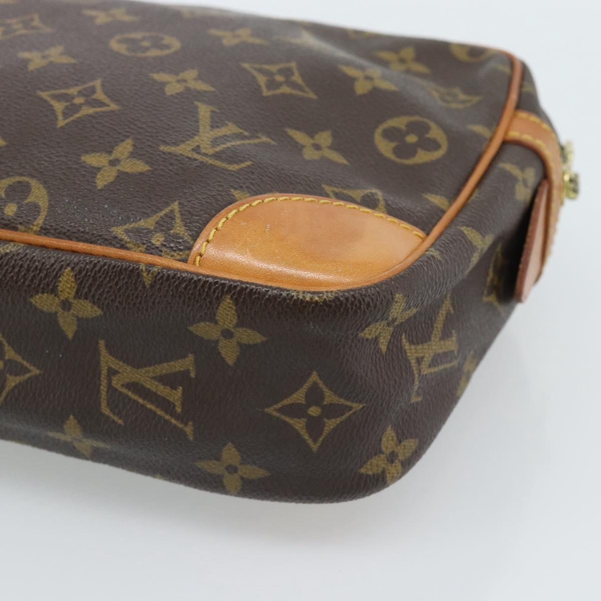 LOUIS VUITTON Monogram Compiegne 28 Clutch Bag M51845 LV Auth ep14714