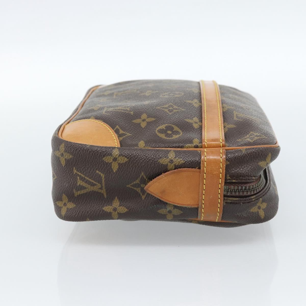 LOUIS VUITTON Monogram Compiegne 28 Clutch Bag M51845 LV Auth ep14714