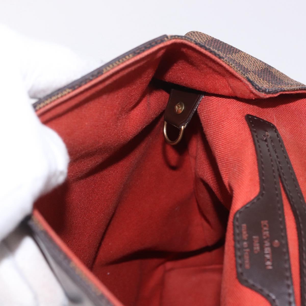 LOUIS VUITTON Damier Ebene Soho Backpack N51132 LV Auth ep14717
