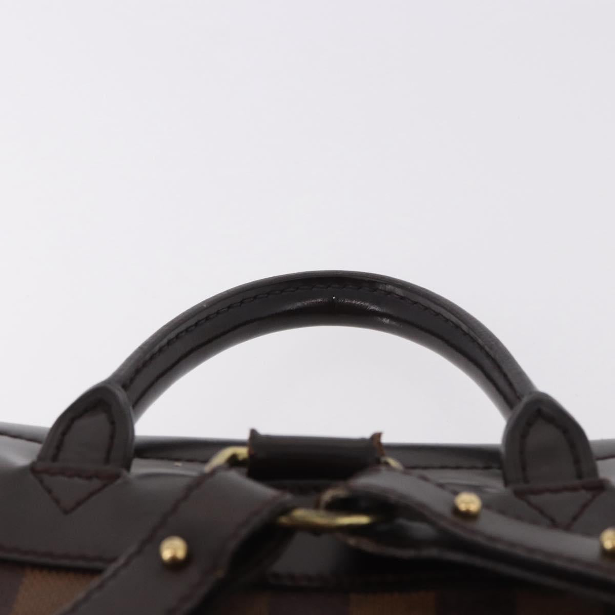 LOUIS VUITTON Damier Ebene Soho Backpack N51132 LV Auth ep14717
