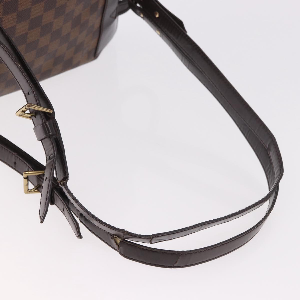 LOUIS VUITTON Damier Ebene Soho Backpack N51132 LV Auth ep14717