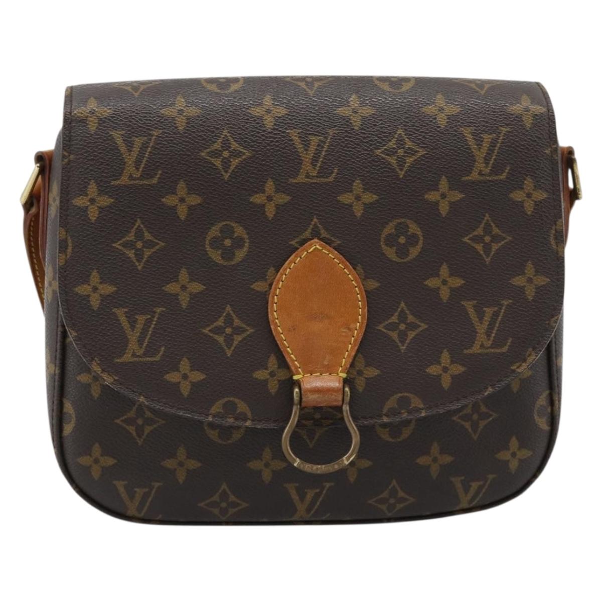 LOUIS VUITTON Monogram Saint Cloud GM Shoulder Bag M51242 LV Auth ep14718