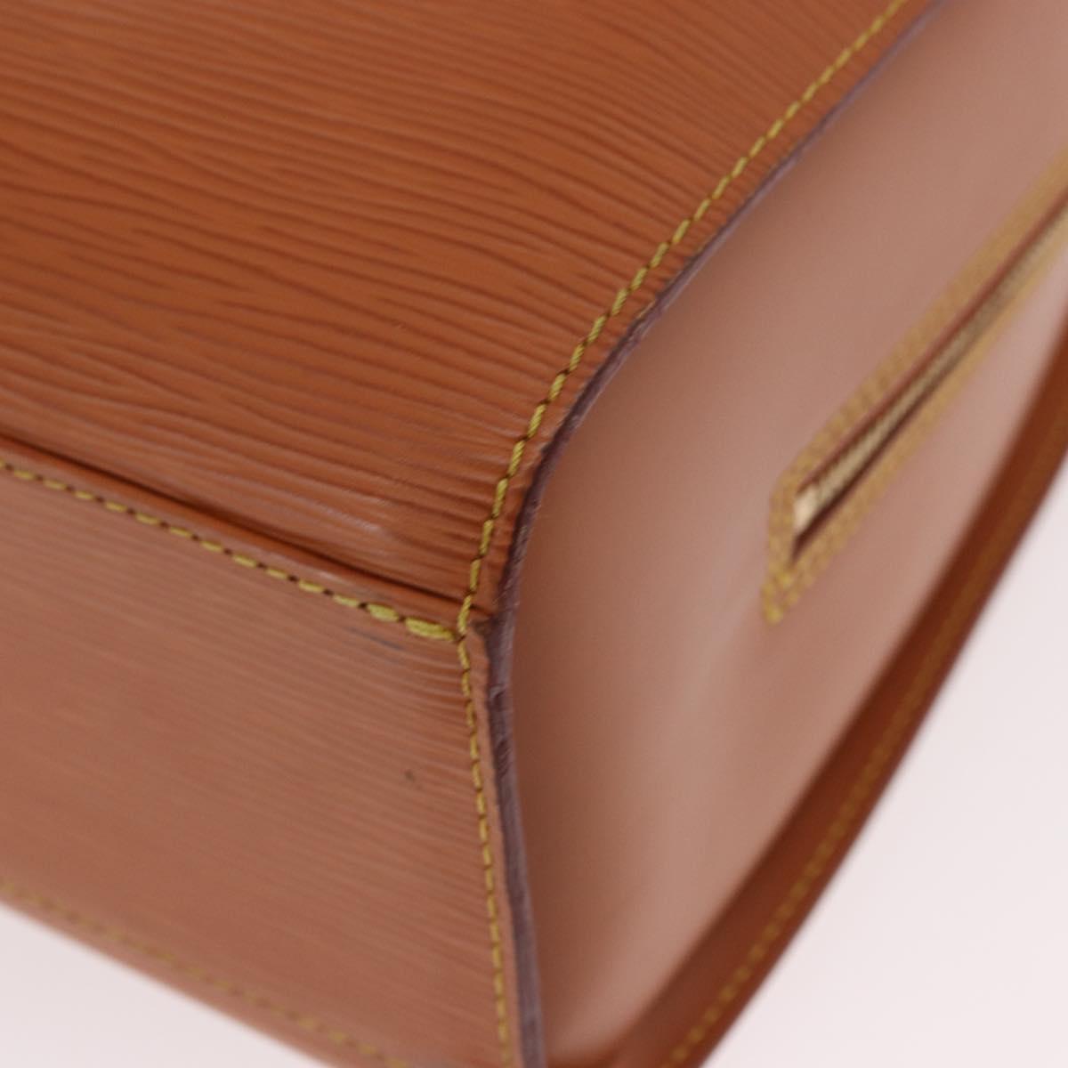 LOUIS VUITTON Epi Sorbonne Hand Bag Brown M54513 LV Auth ep14721A