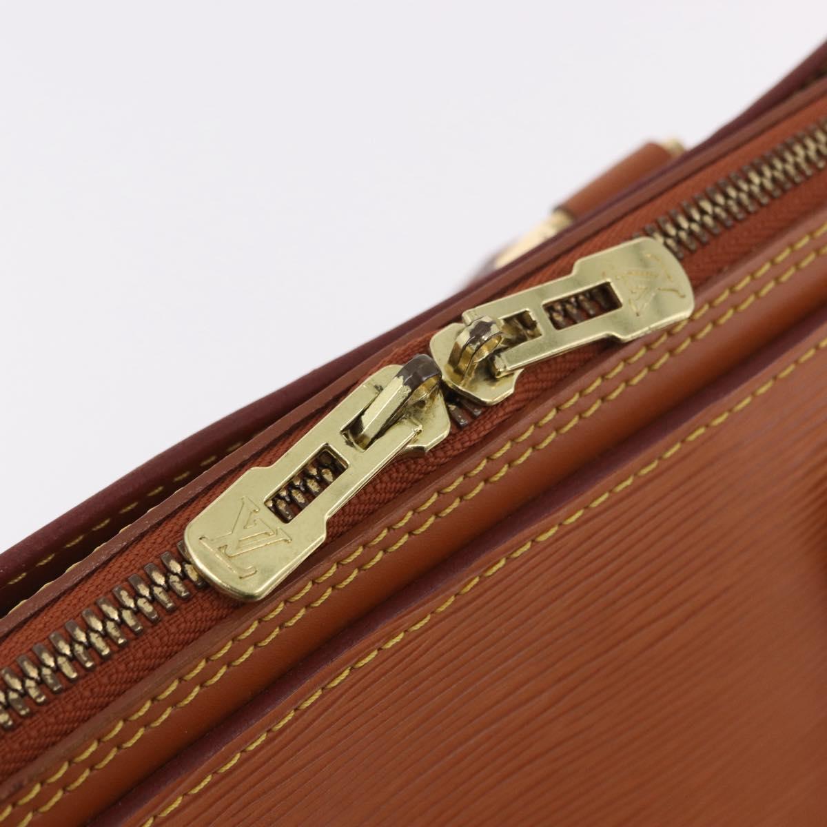 LOUIS VUITTON Epi Sorbonne Hand Bag Brown M54513 LV Auth ep14721A