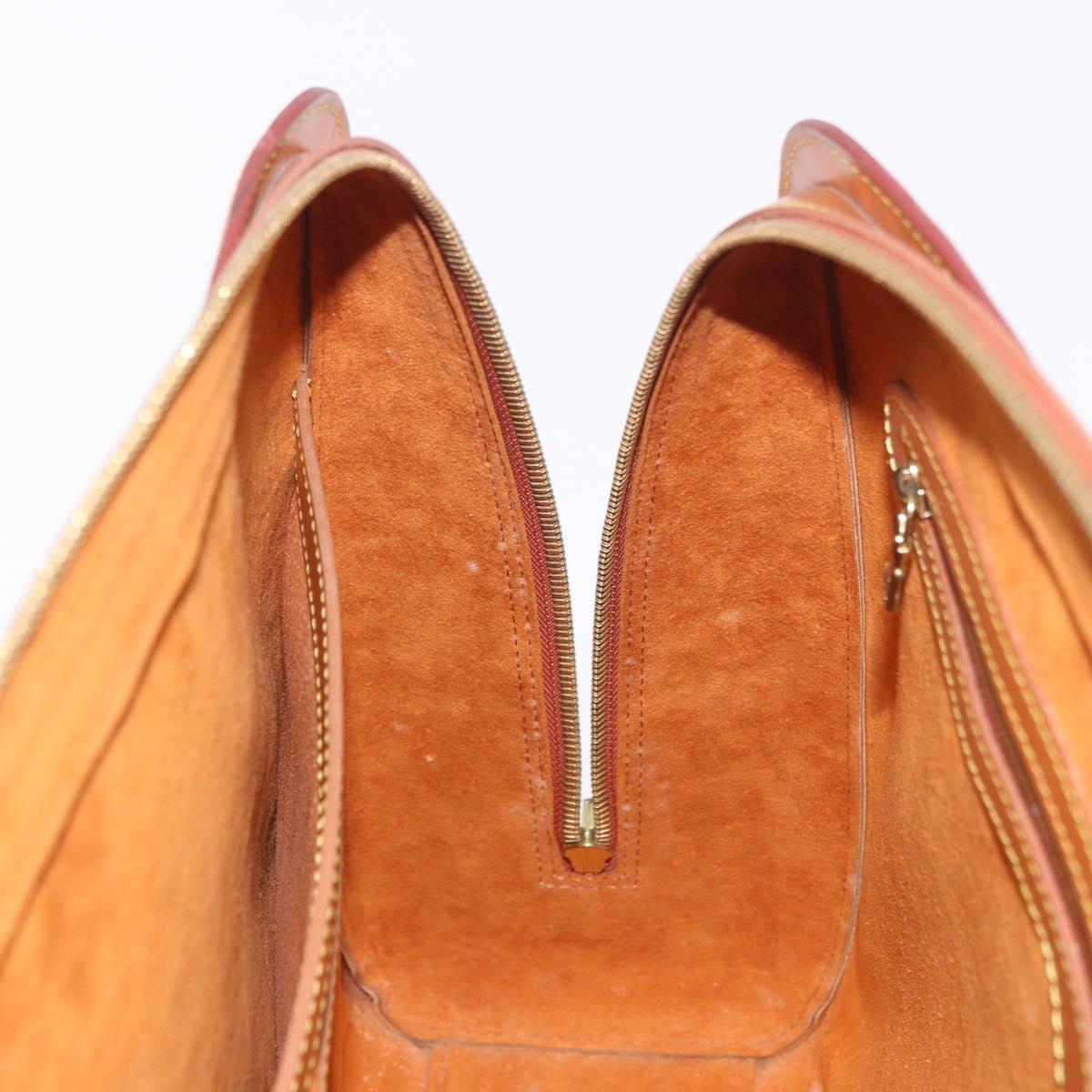 LOUIS VUITTON Epi Sorbonne Hand Bag Brown M54513 LV Auth ep14721A