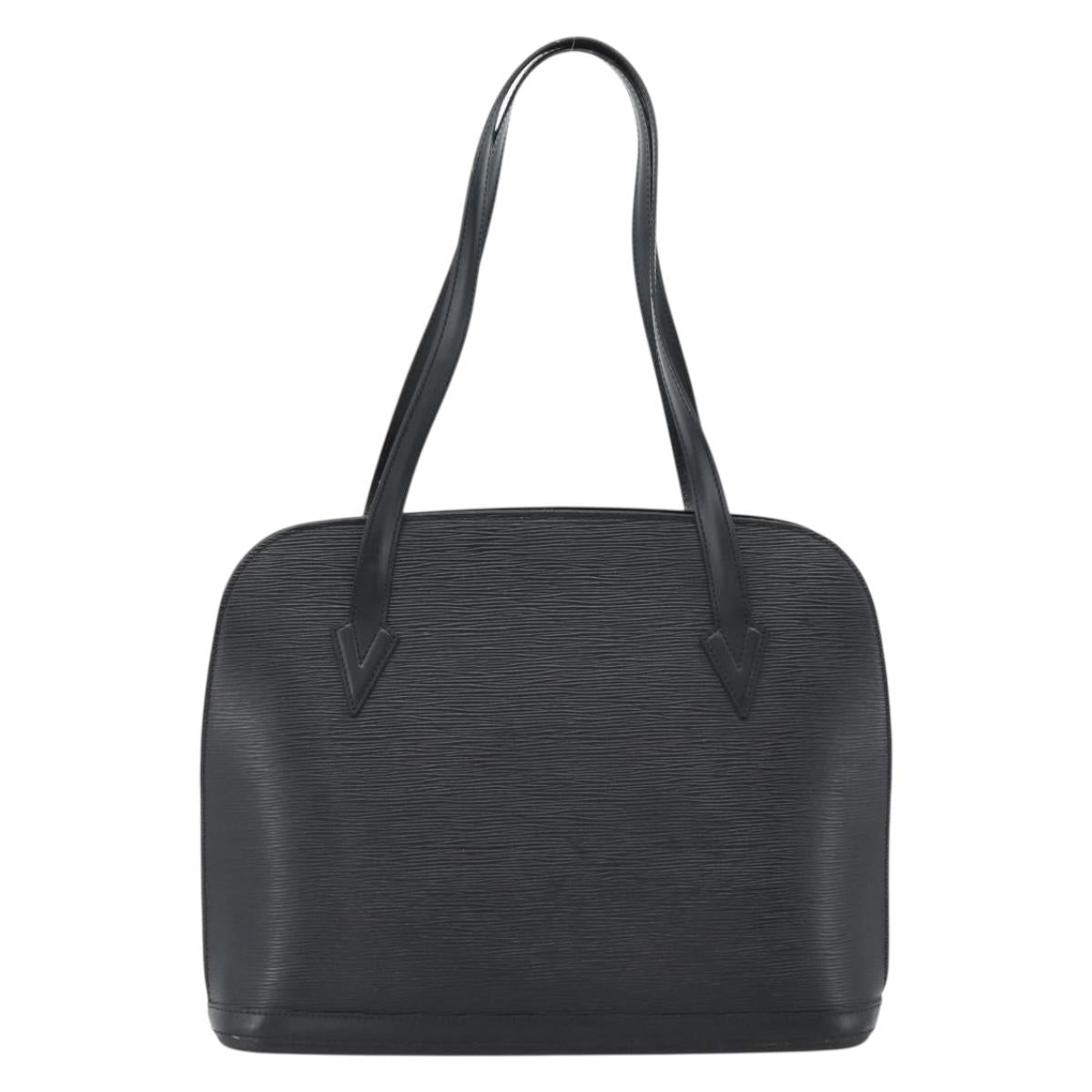 LOUIS VUITTON Epi Lussac Shoulder Bag Black M52282 LV Auth ep14722