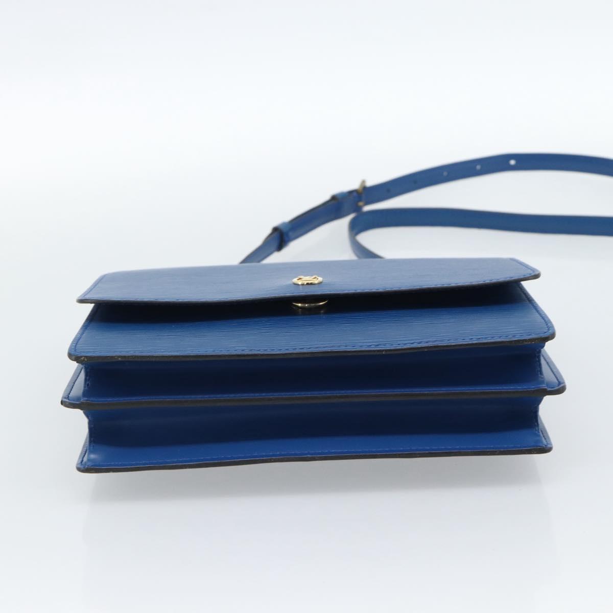 LOUIS VUITTON Epi Grenel Shoulder Bag Blue M52362 LV Auth ep14723