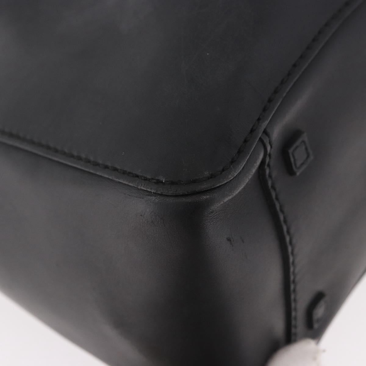 GUCCI Tote Bag Leather Black 94898 Auth ep14738