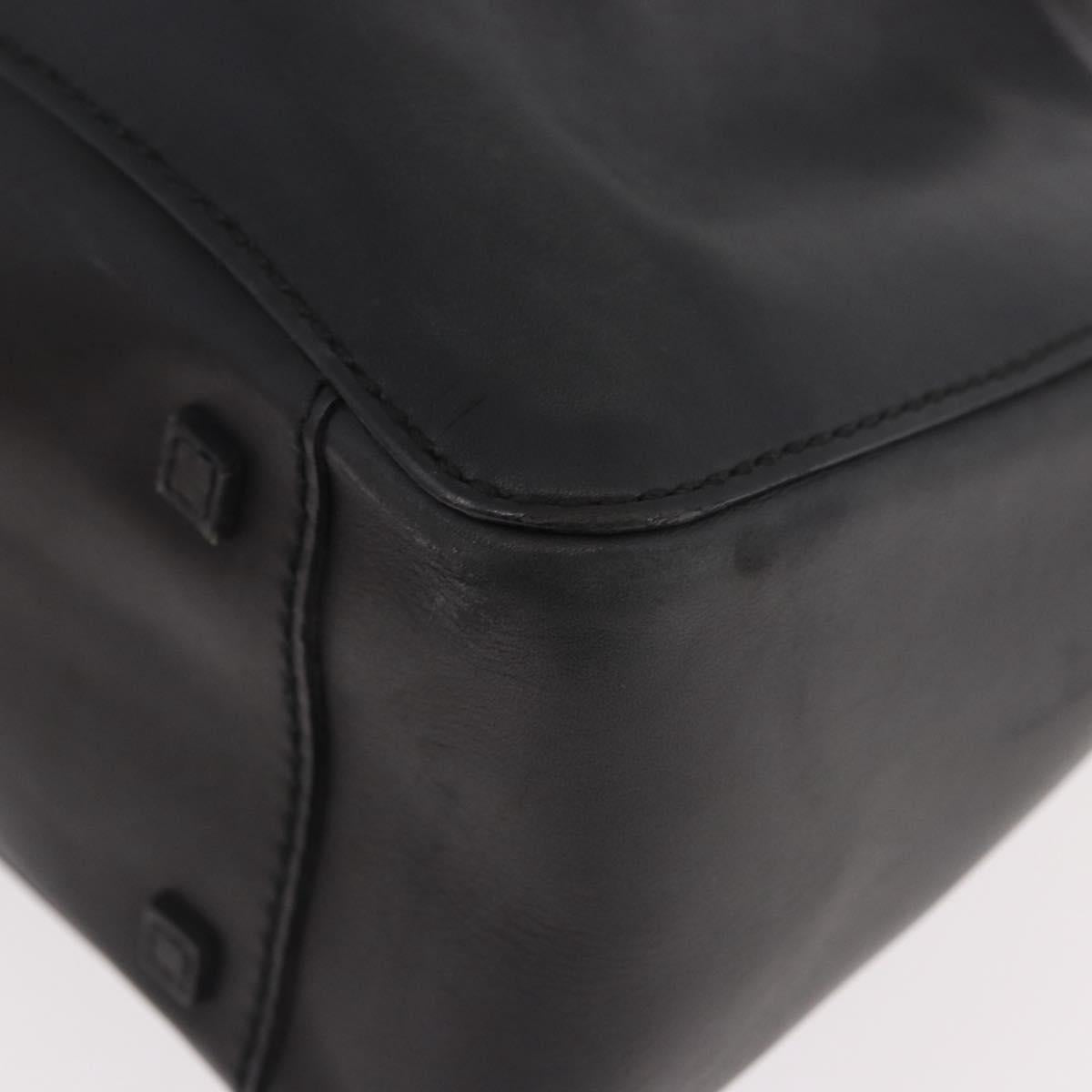 GUCCI Tote Bag Leather Black 94898 Auth ep14738