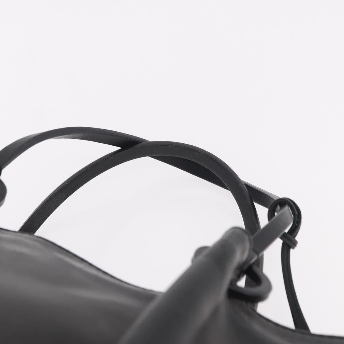 GUCCI Tote Bag Leather Black 94898 Auth ep14738