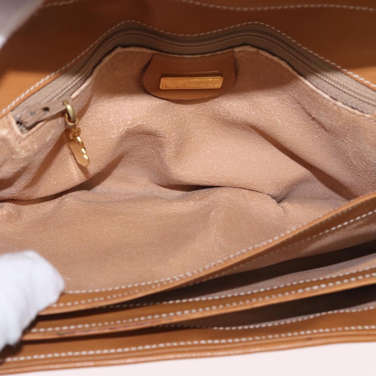 GUCCI Micro GG Supreme Shoulder Bag PVC Beige Gold 004 256 0024 Auth ep14744