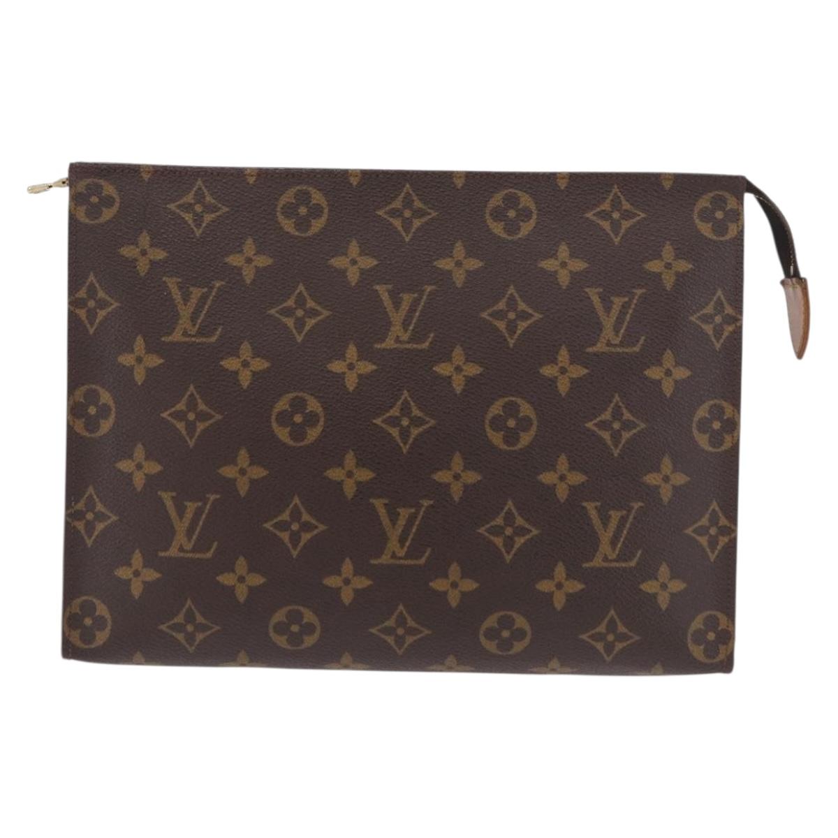 LOUIS VUITTON Monogram Poche Toilette 26 Pouch M47542 LV Auth ep14745A