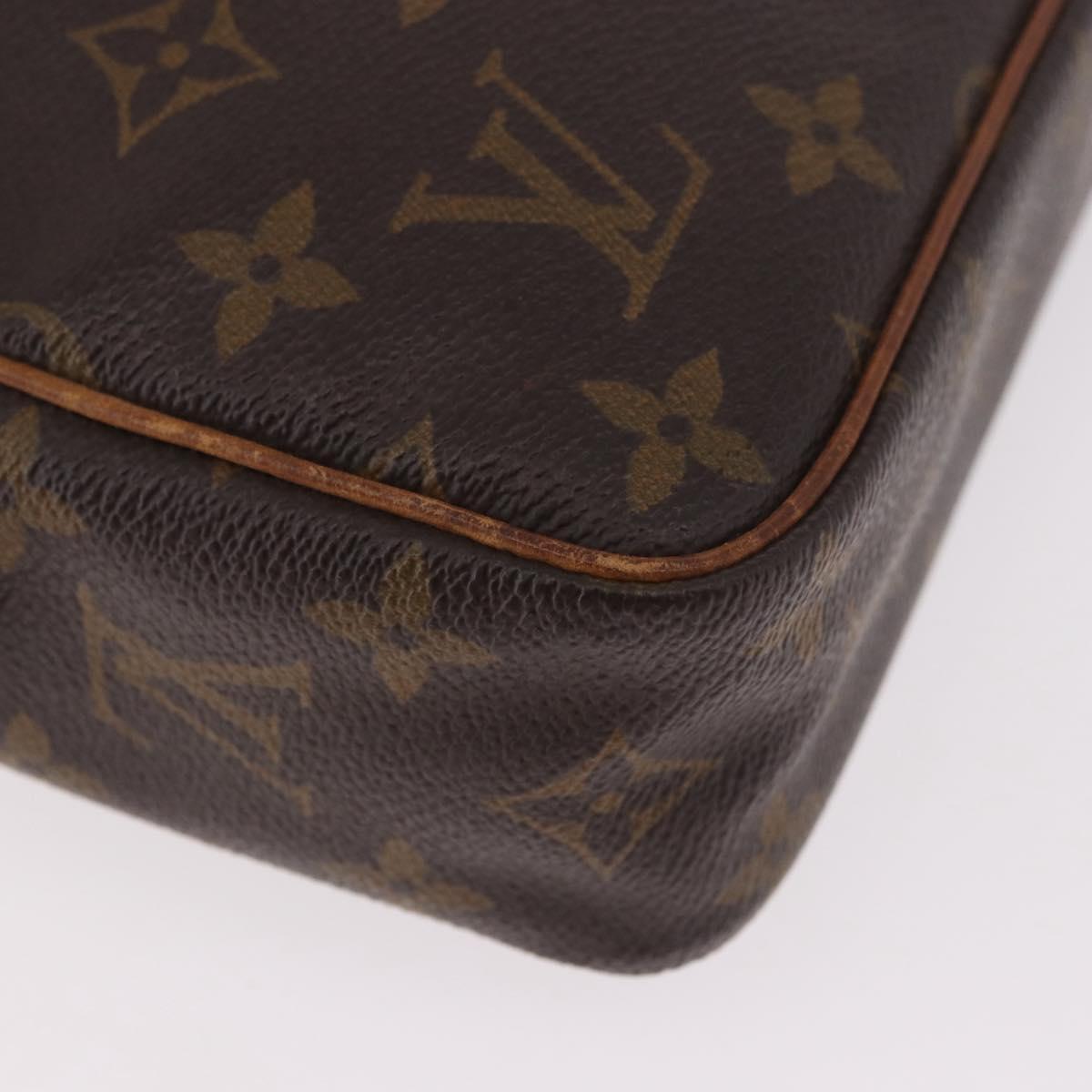 LOUIS VUITTON Monogram Compiegne 23 Clutch Bag M51847 LV Auth ep14747