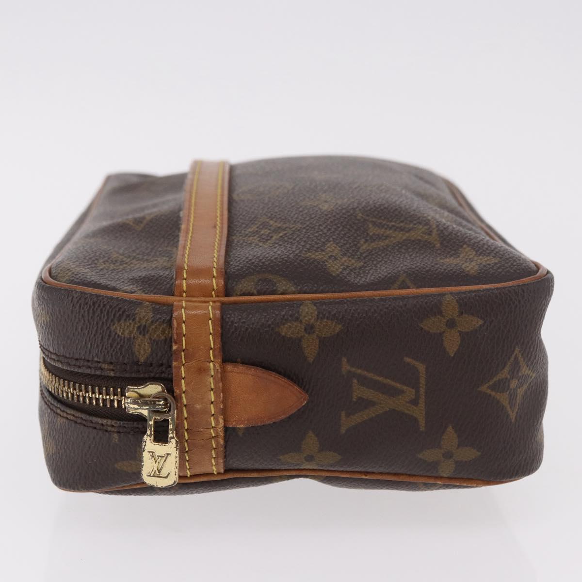 LOUIS VUITTON Monogram Compiegne 23 Clutch Bag M51847 LV Auth ep14747