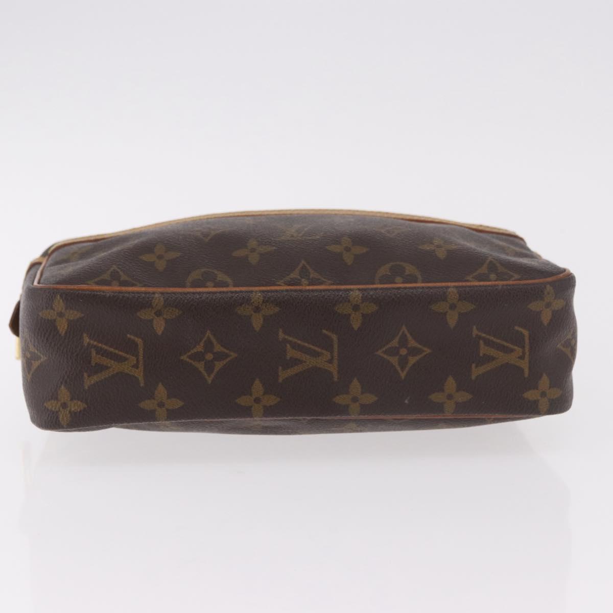 LOUIS VUITTON Monogram Compiegne 23 Clutch Bag M51847 LV Auth ep14747