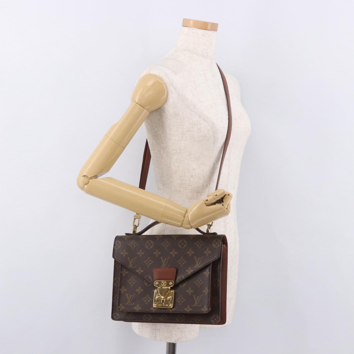 LOUIS VUITTON Monogram Monceau 26 Shoulder Bag M51187 LV Auth ep14749
