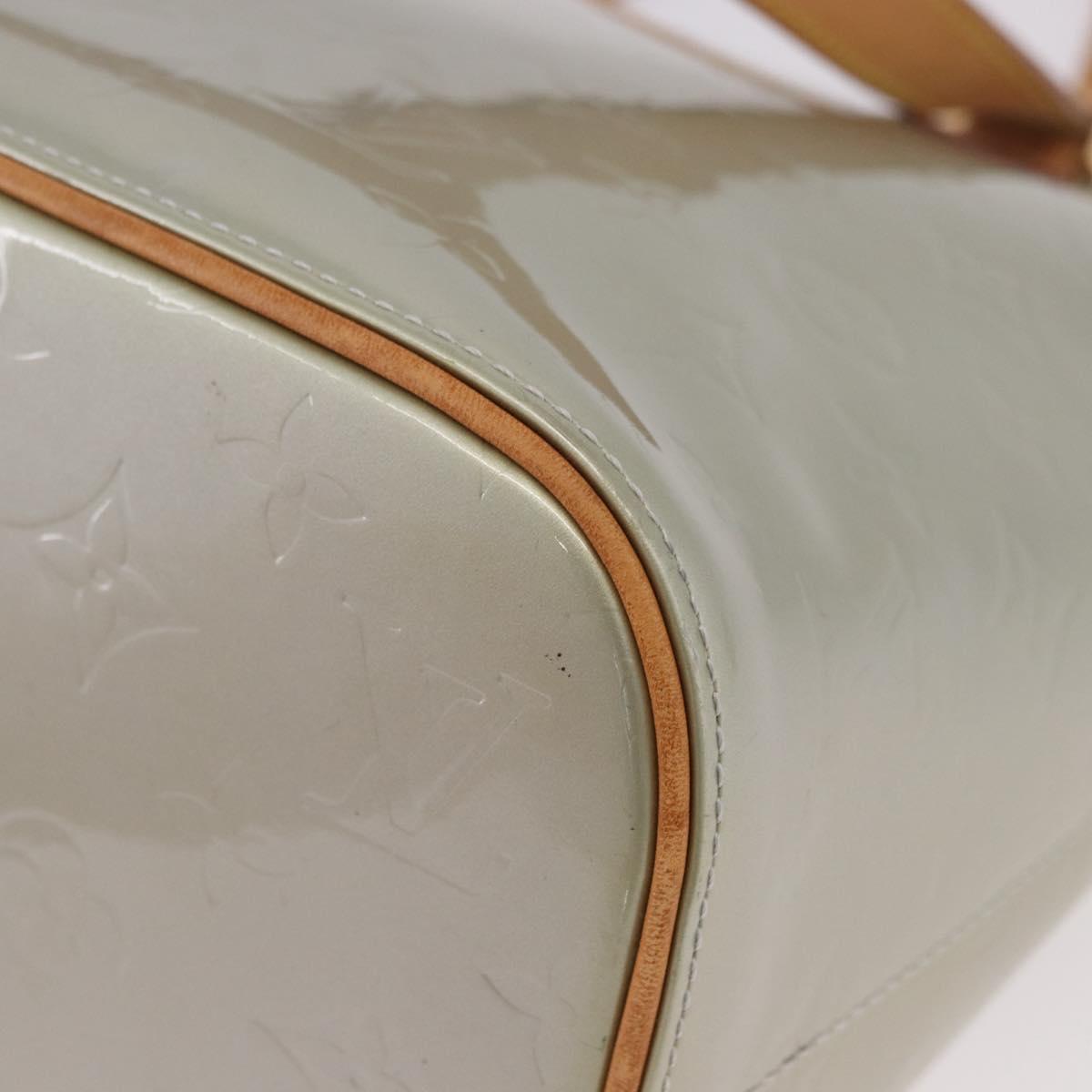 LOUIS VUITTON Monogram Vernis Houston Hand Bag Gris M91053 LV Auth ep14753
